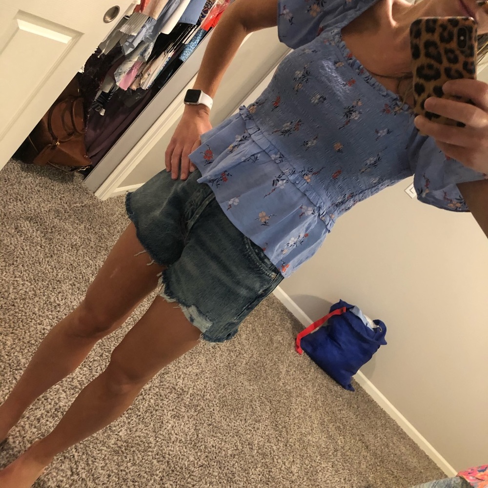 Madewell Peplum Top
